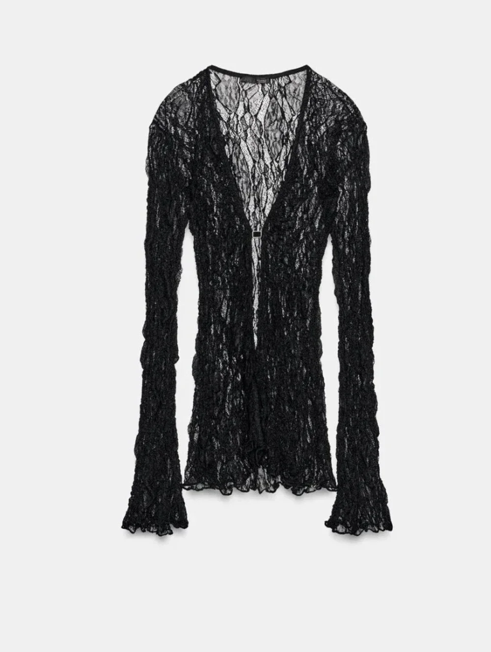 ZARA LACE BUCKLE TOP